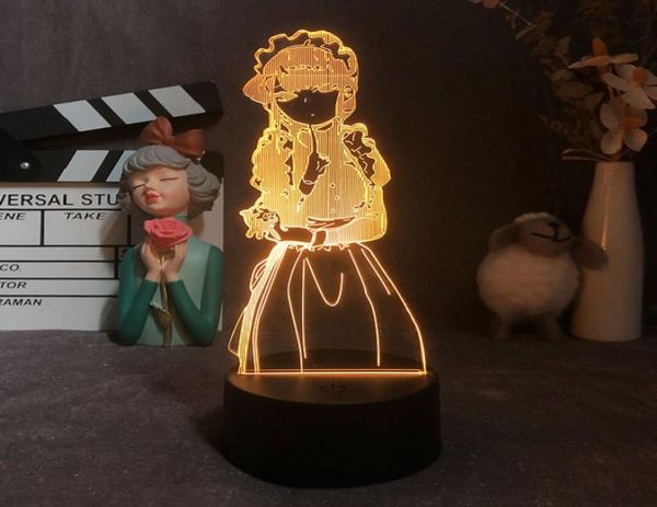 Nachtclub LED Licht Anime Fans Kinder Geschenk 3D Schreibtischlampe Komi Can039t Kommunizieren Atmosphäre Dekoration Nachtlicht Bluetooth Spea7555088