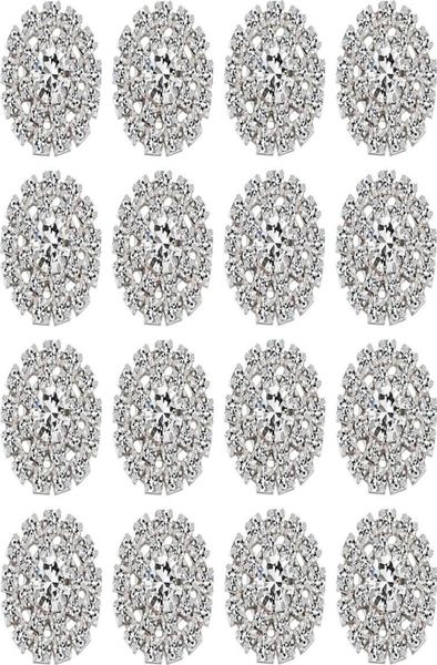 50 peças enfeites de strass com parte traseira lisa prata strass joias flor botão de cristal acessório para fazer joias diy wedd2001056