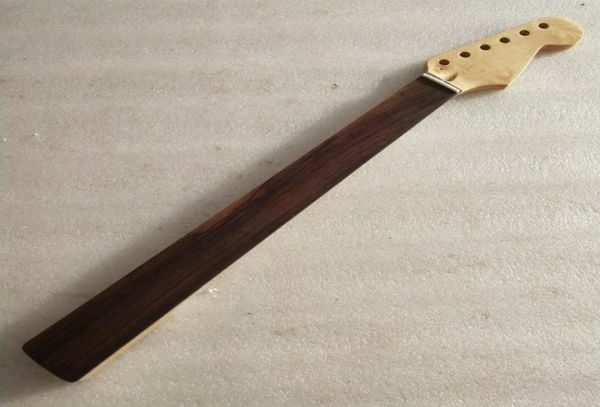 Maple rosewood fretless guitarra pescoço para 22 traste peças de guitarra elétrica replacment7256679