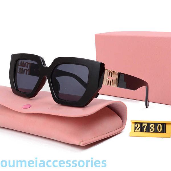 2024 европейские и американские дизайнерские брендовые солнцезащитные очки «кошачий глаз», новые Mi Miao u Home Fashion Womens Doraemon