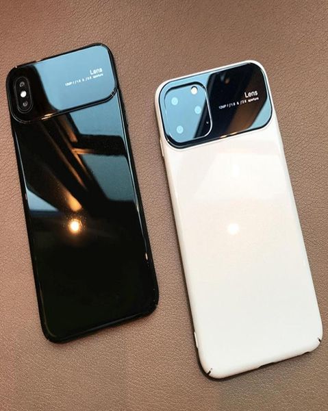 Para iphone 11 12 13 pro max casos 7 8 plus xr xs capa de telefone espelho vidro em branco protetor coque antifall case5702480