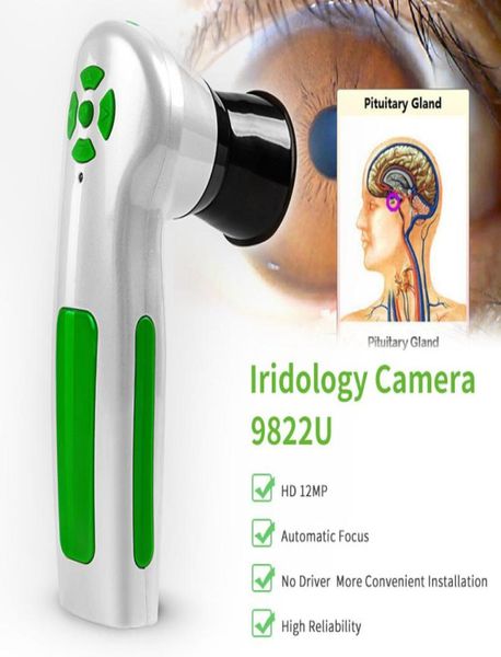 Mais recente câmera de iridologia digital de 120 MP sistema de diagnóstico ocular profissional Iriscope scanner de íris analyzer6127479