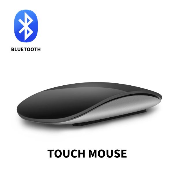 Mouse Bluetooth Wireless Arc Touch Magic Mouse Mouse ergonomico ultra sottile Mouse ottico 1600 DPI Mause per iPad Apple Macbook Mouse