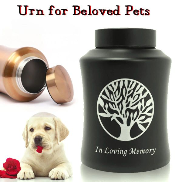 Urnas para lembrança de cremação de animais de estimação, podem ser usadas para cães, gatos, pássaros e ratos, cinzas, lembranças, recipientes para animais de estimação