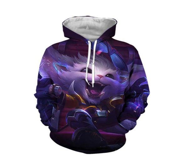 2021 3D-Druck League of Legends Hoodie LoL Hoodie Spiel Team Kleidung Sportbekleidung Streetwear5612982