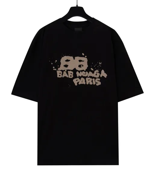 T-shirt da uomo Plus Polo Hip Hop Muscle Fit Orlo curvo Cotone bianco Stampa personalizzata Uomo Donna T Shirt Casual Quantità Trend s-2xl 4665