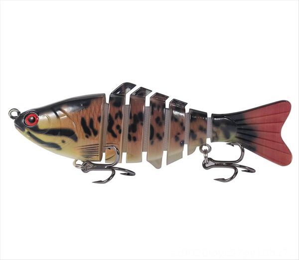 UKyUM Isca 110g Enorme Isca Artificial Grande Pesca 20cm Oceano Barco Peche Segmento 6 Isca Swimbait Crankbait Isca Dura Pesca Lenta Ho2987537