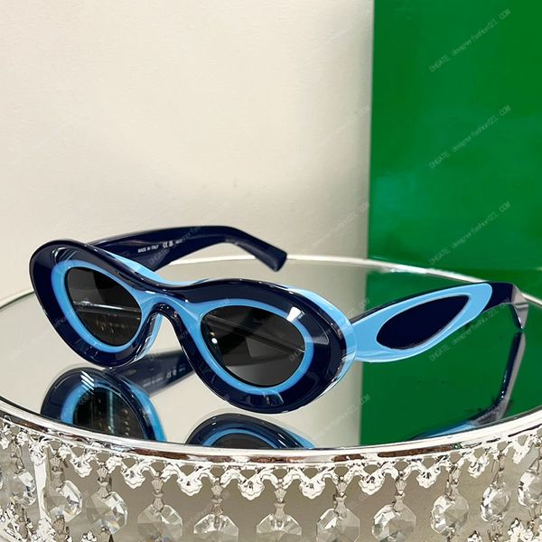 Óculos de sol para mulheres homens de alta qualidade combinando com moldura redonda placa grossa BV7127 óculos de marca moda esportes estilo designer óculos de sol caixa original