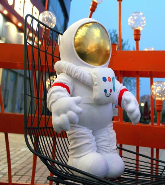 Weltraum-Astronauten-Puppenspielzeug, Plüsch-Weltraumrakete, einzigartiges Raumschiff-Spielzeug, gefülltes Wurfkissen für Jungen, Geburtstagsgeschenk, LJ2011263592750