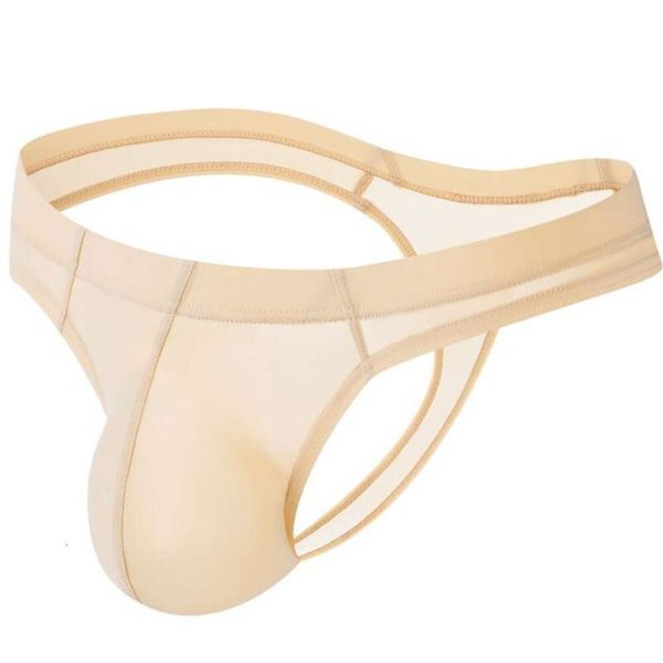 Eisseide, ultradünne, halbtransparente, sexy Triangel-Hose für Herren, Bikini-T-Tanga und Spaß 729896