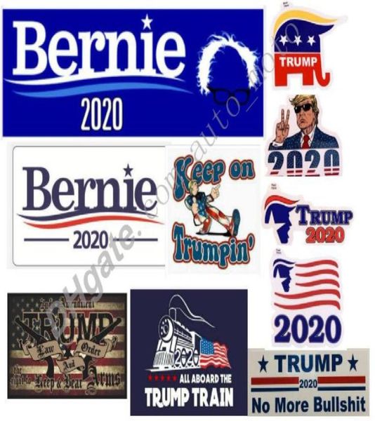 NUOVO Trump 2020 treno Bernie adesivi per auto locomotiva Keep and Bear Arms Treno finestra adesivi Home Living Room Decor Wall Stickers7288862