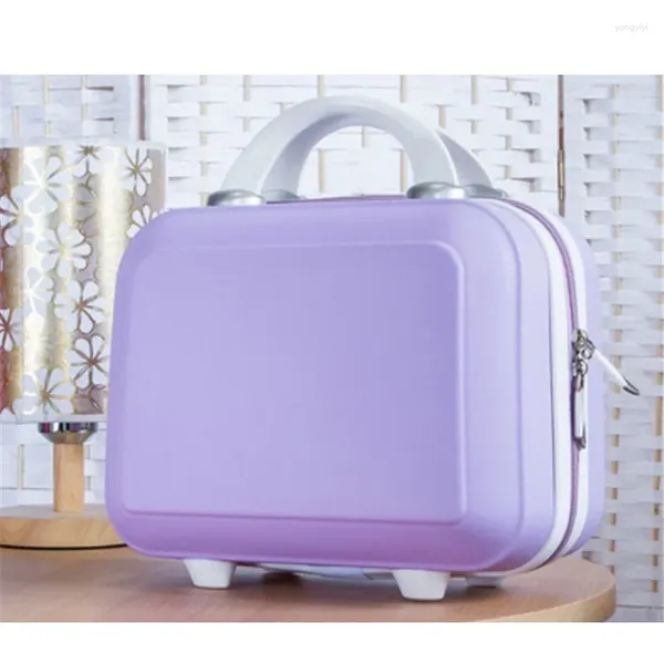 Duffel Bags Bayanlar Kozmetik Case Marka Makyaj Sanatçısı 14 inç Profesyonel Güzellik Kılıfları Çanta Taşınabilir Güzel Bavul