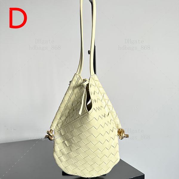 Sacos 10A Bolsas de Ombro Intrecciato Lambskin Feito Espelho 1: 1 Qualidade Designer Bolsas De Luxo Moda Tote Bolsa Mulher Bolsa Solstício Pequeno Com Caixa De Presente Set WB78V