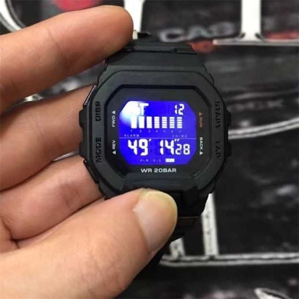 26 % RABATT auf die Uhr Watch Shock Small Square Uhren GBD200 Zeiger Sport Wasserdicht stoßfest und magnetisch Student Boys für Herrenuhrwerk Ocean