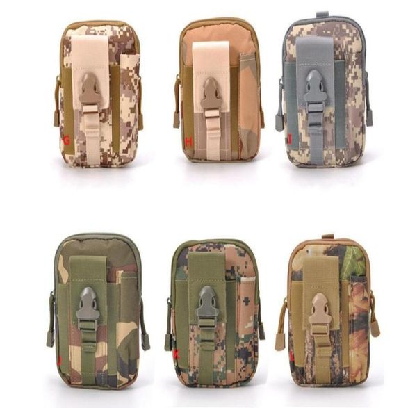 Universal ao ar livre tático coldre molle bolsa cinto pacote de cintura saco pequeno bolso militar cintura fanny pacote bolso do telefone para samsung3979523