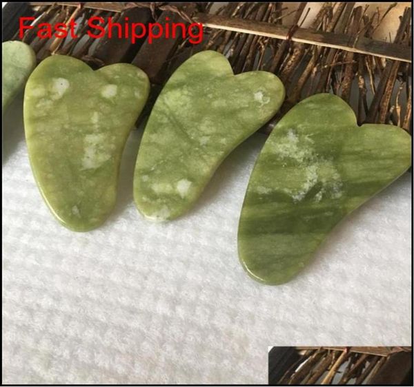 Jd010 Natural Xiuyan Pedra Verde Jade Guasha Gua Sha Board Masr Para Scra QylcCq Hairclippers20118007368