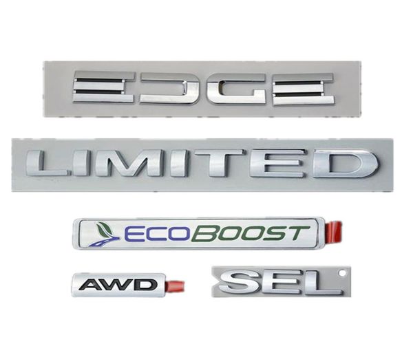 Drop Shipping Für EDGE SEL LIMITED ECOBOOST AWD Emblem Logo Hinten Stamm Heckklappe Name Plate2404762