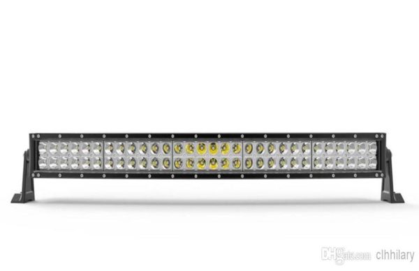 Barra luminosa a LED da 315 pollici di nuovo design 180W Curved12V 24V 60X3W 4x4 Luce da lavoro a LED curva rigidaCREE LED Driving Light5402045