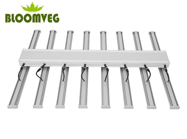 top Luci progressive dimmerabili 640W 8bar Lampada Samsung LM2835 a spettro completo Barra luminosa a led per piante da interno con telecomando Pianta gr1851027