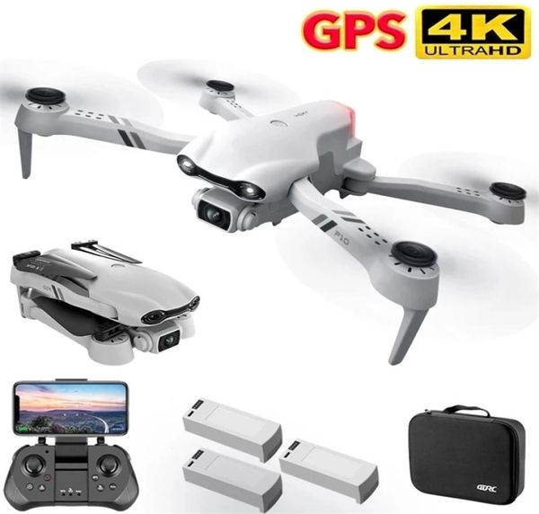 F10 drone gps 4k 5g wifi vídeo ao vivo fpv quadrotor voo 25 minutos rc distância 2000m drone hd grande angular câmera dupla 2206301683916