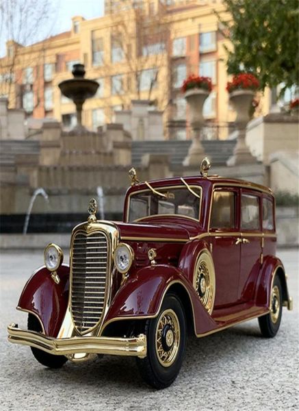 128 Retro Klasik Araba Alaşım Model Diecasts Metal Araçlar Oyuncak Eski Yüksek Simülasyon Koleksiyonu Süsleme Çocuk Hediyesi 2203296831998