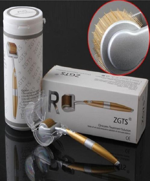 ZGTS Luxury 192 ZGTS Titanium Aloy Micro Needle Derma Roller com 192 agulhas dermaroller2531791