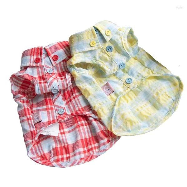 Abbigliamento per cani Camicia estiva Abbigliamento Cucciolo Piccoli vestiti Chihuahua York Pomerania Maltese Barboncino Vestito Moda Cappotto per animali domestici