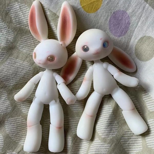 BJD кукла 14 см BJD кролик мини-кукла экшн-кукла детская игрушка OB11 сферическая шарнирная кукла японская кукла Игрушки и игрушки для хобби 240219