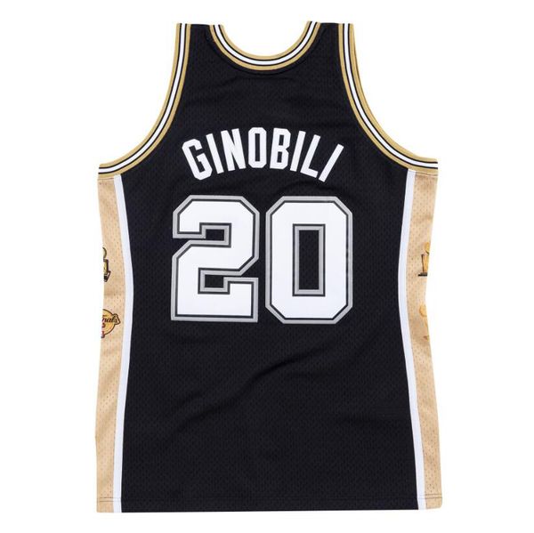 Genähtes Basketballtrikot Manu Ginobili 2002-2018 Mesh Hardwoods klassisches Retro-Trikot Herren Damen Jugend S-6XL