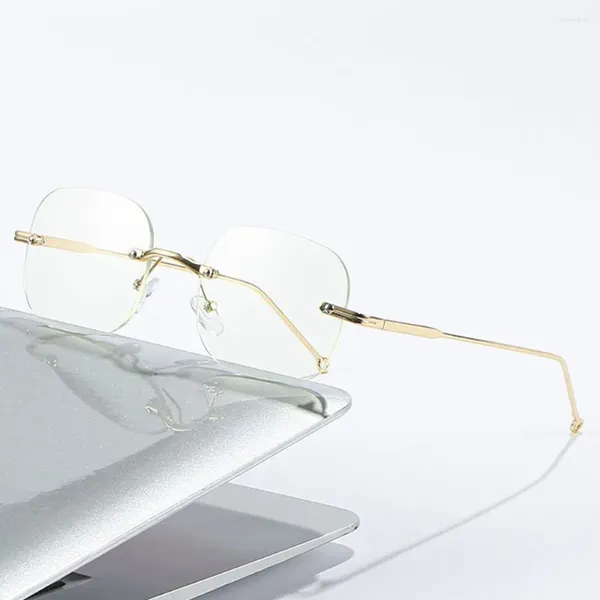 Солнцезащитные очки Сверхлегкие очки для близорукости, металлические защитные очки для глаз, компьютерные очки, антирадиационные оптические очки для мужчин и женщин