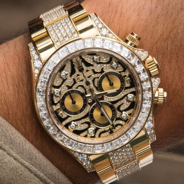 Venda Quente Montre Luxe Original Role Daytonas Homens Relógio Espelho Qualidade Designer Relógios Moda Movimento Relógios de Pulso Luxo Mens Diamante Relógio Dhgate Novo