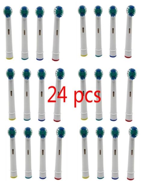 24 pezzi moda spazzolini da denti testa B testine di ricambio spazzolino elettrico per igiene orale vitalità H7JP 2208011979956