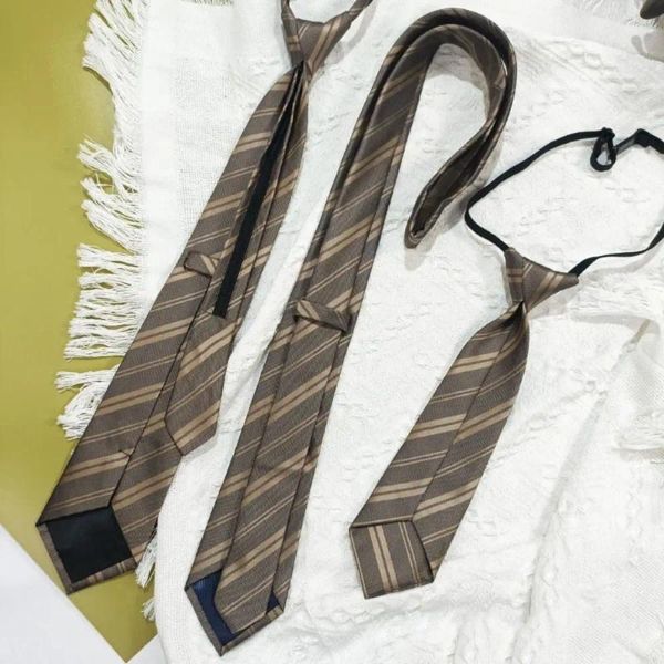 Laços clássicos pograph adereços para homens mulheres ternos camisa de casamento jacquard gravata listrada impressa pescoço