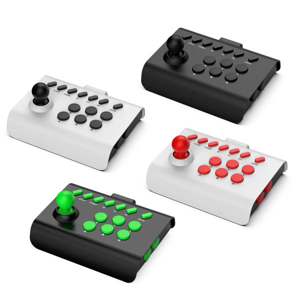 Joysticks, tragbarer Spiel-Joystick, 3 Verbindungsmodi, Game-Controller, empfindliches, präzises Gamepad, unterstützt Turbo-Seriell-Senden für Switch/PS4/3