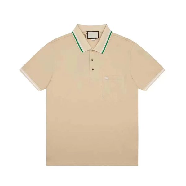 Camicia polo classica in cotone inglese a maniche corte Designer Brand Summer Tennis Maglietta da uomo Colori taglie M-XXXL