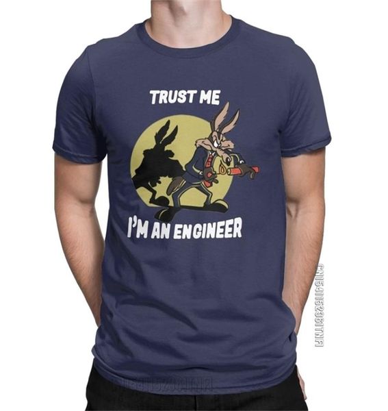 Vertrauen Sie mir, ich bin ein Ingenieur-T-Shirt für Männer, reine Baumwolle, Vintage-T-Shirt, Rundhalsausschnitt, technische T-Shirts, klassische Kleidung, Übergröße 2203258779782