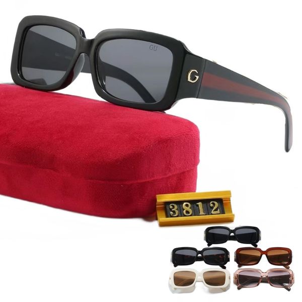 Occhiali firmati Lettera P Ultimo modello di occhiali da sole Marca UV400 Lenti protettive per uomo Donna outdoor YL3812