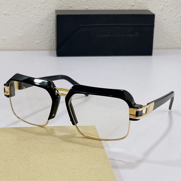 Occhiali da vista vintage montatura in oro nero lenti trasparenti uomo donna occhiali tonalità occhiali da sole UV400 occhiali