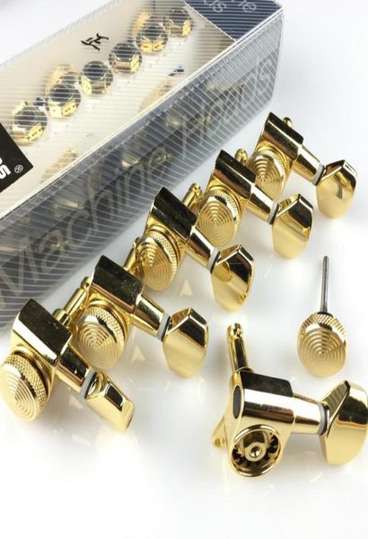 Altın Gitar Kilitleme Tunerleri Elektro Gitar Makinesi Başlıkları Tuner JN07SP Kilit Ayarlama Pegs4910080