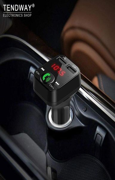 Auto-Handy-Ladegerät, kabelloses Bluetooth-Auto-Set, LED-Anzeige, mobiles Multi-USB-Ladegerät, FM-Transmitter, MP3-Player, Auto-Ladegerät 3279905