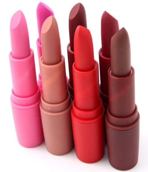 Mode Neue Lippenstifte Für Frauen Lippen 22 Farben Kosmetik Wasserdicht Langlebig Miss Rose Nude Lippenstift Matte Make-Up bea4902725842