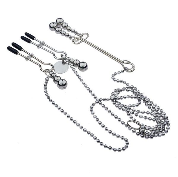 Erwachsene Spiele Bondage Nippelklemmen mit Metallkette Sexspielzeug für Frauen Paar Brust Schamlippen Clips Klitorisklemme8240504