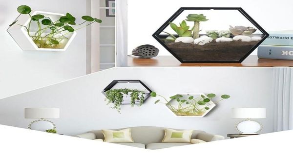 An der Wand befestigter hängender Blumentopf-Balkon-Pflanzgefäß-Korb-Blumen-Garten-hängender Scindapsus-Pflanzgefäß-Versorgungsmaterial-Pflanzen-Gestell-Ausgangsdekor Y2002480641