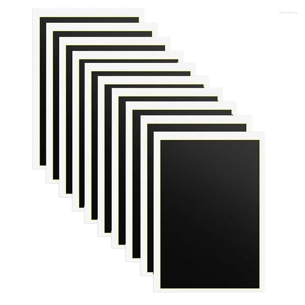 Маркировочная бумага для лазерной гравировки, 20 шт., цвет для гравера, 15,4X10,6 дюйма, черный металл, стеклокерамика