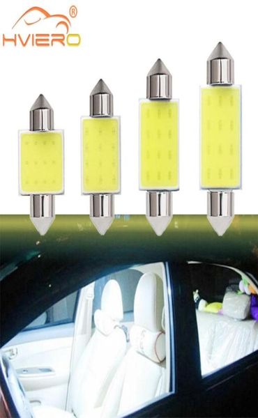 2PCS 12SMD Weiße Farbe COB Girlande Dome Lichter Lesen Lampe 31mm 36mm 39mm 42mm 3W Auto Led-lampen Innen DC 12V2671161