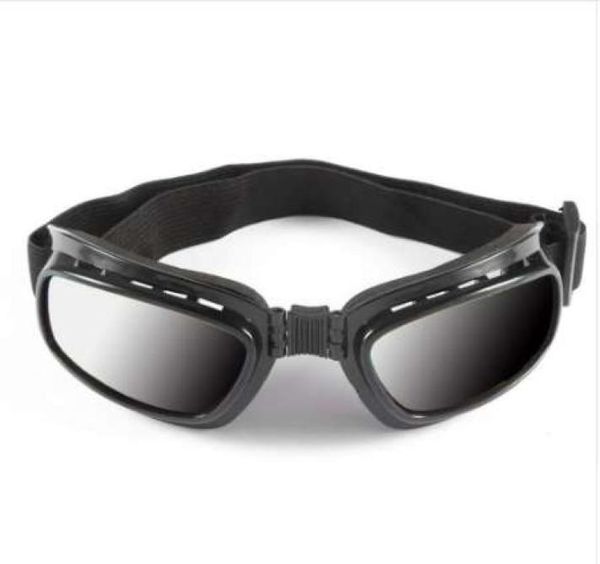 Katlanır Vintage Rüzgar Geçirmez Toz Geçirmez Motosiklet Gözlükleri Kayak Gözlükleri Yol Yarışı Gözlük Gözlükleri Ayarlanabilir Elastik Bant 4563594