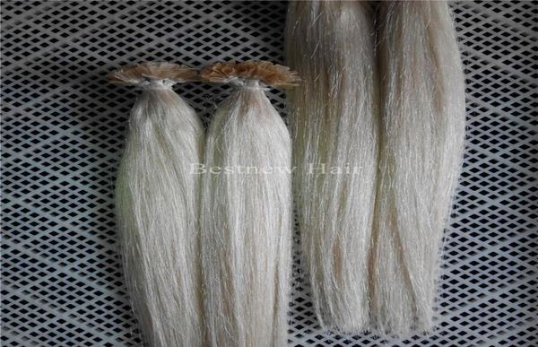 100 g brasilianische indische Remy-Nagel-U-Spitzen-Haarverlängerungen, 1 g, 16 Zoll, 18 Zoll, 20 Zoll, 22 Zoll, 24 Zoll, 60 platinblonde Nägel, T7990523