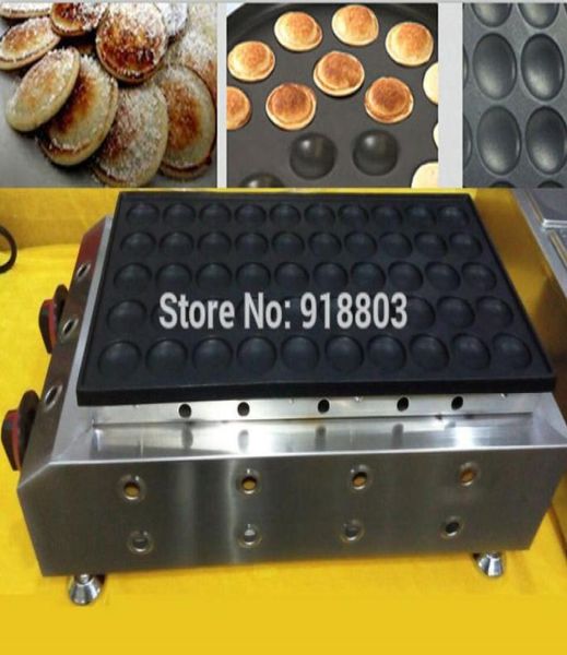 Neue Kommerzielle Nutzung Nonstick LPG Gas 50 stücke Poffertjes Mini Dutch Pfannkuchen Maker Eisen Maschine Bäcker Form Pan5619882