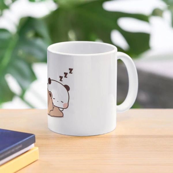 Tazze Panda Bear Bubu Dudu Love Sleep Tazza da caffè Tazza in ceramica Kawaii per tè termico