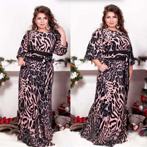 Vestidos tamanho grande 6xl 2022 gordura mm mulher vestido primavera solto impressão vestidos longos plus size roupas femininas 6xl vestido de festa